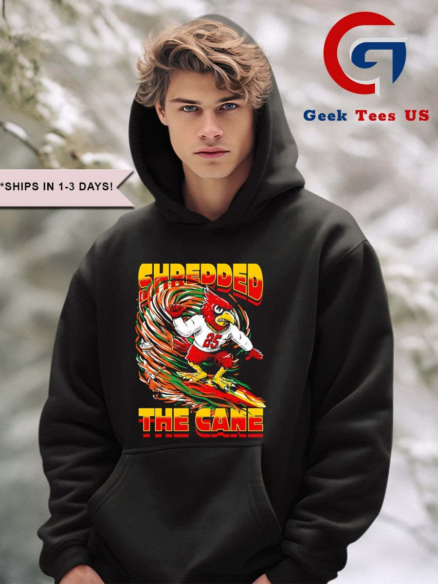 Shredded the Cane Louisville Cardinals mascot shirt