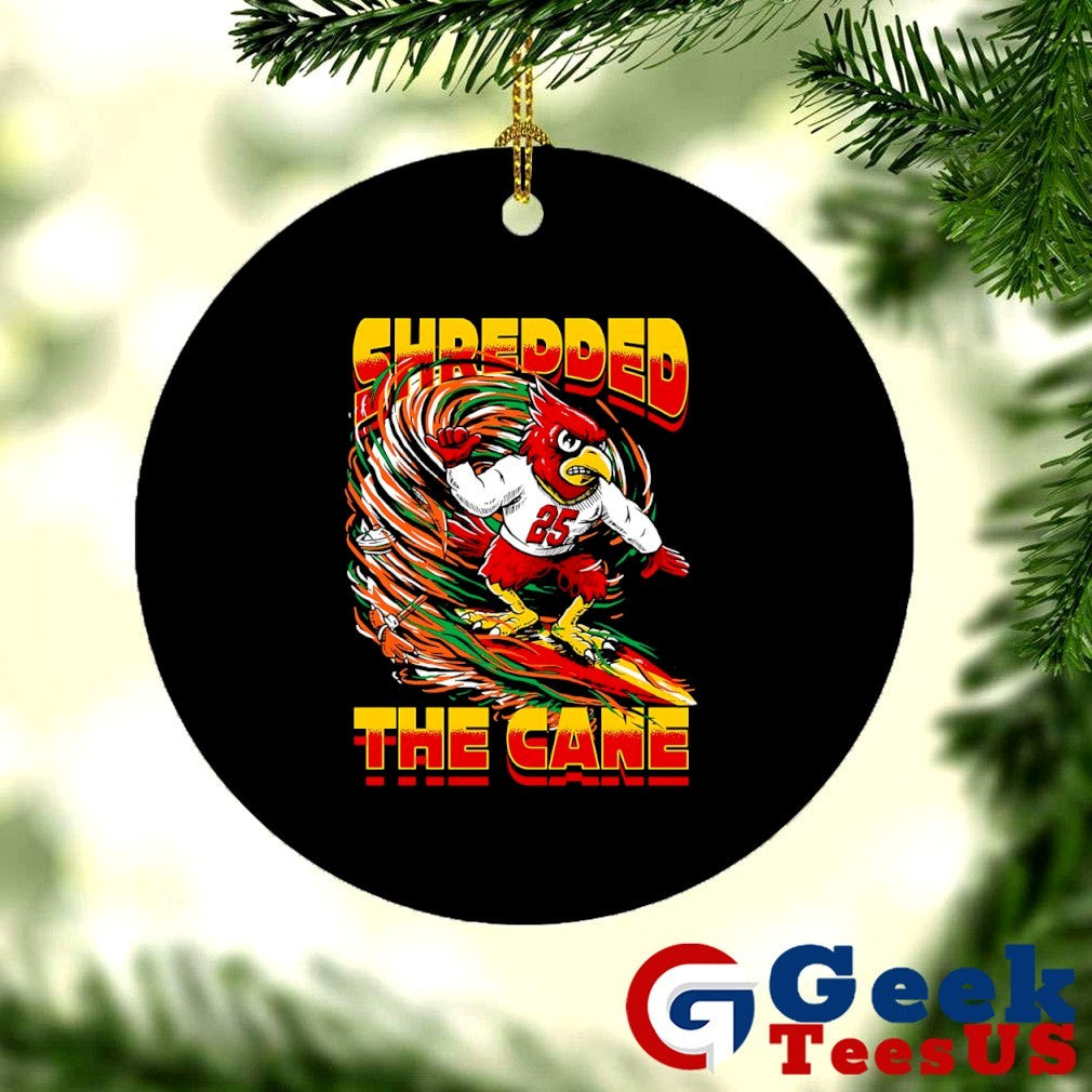 Shredded the Cane Louisville Cardinals mascot shirt