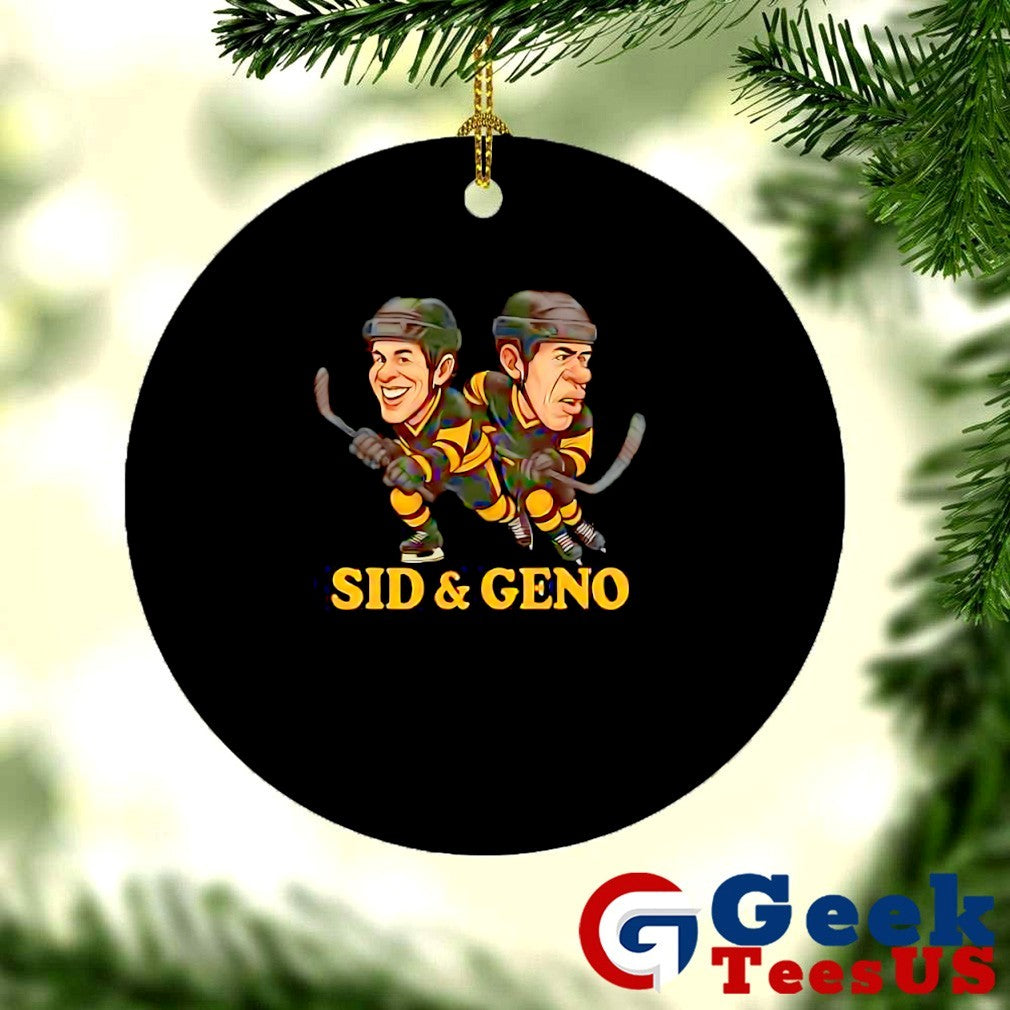 Sidney Crosby and Evgeni Malkin Sid & Geno Hockey caricatures shirt