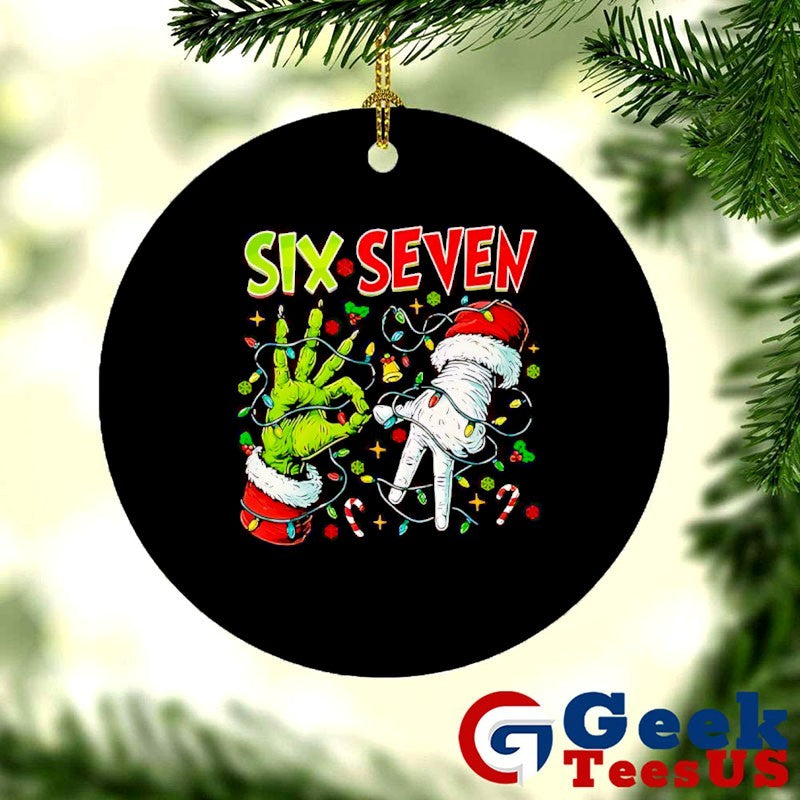 Six Seven 67 hands meme Christmas shirt