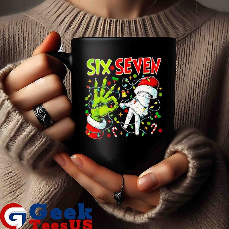 Six Seven 67 hands meme Christmas shirt