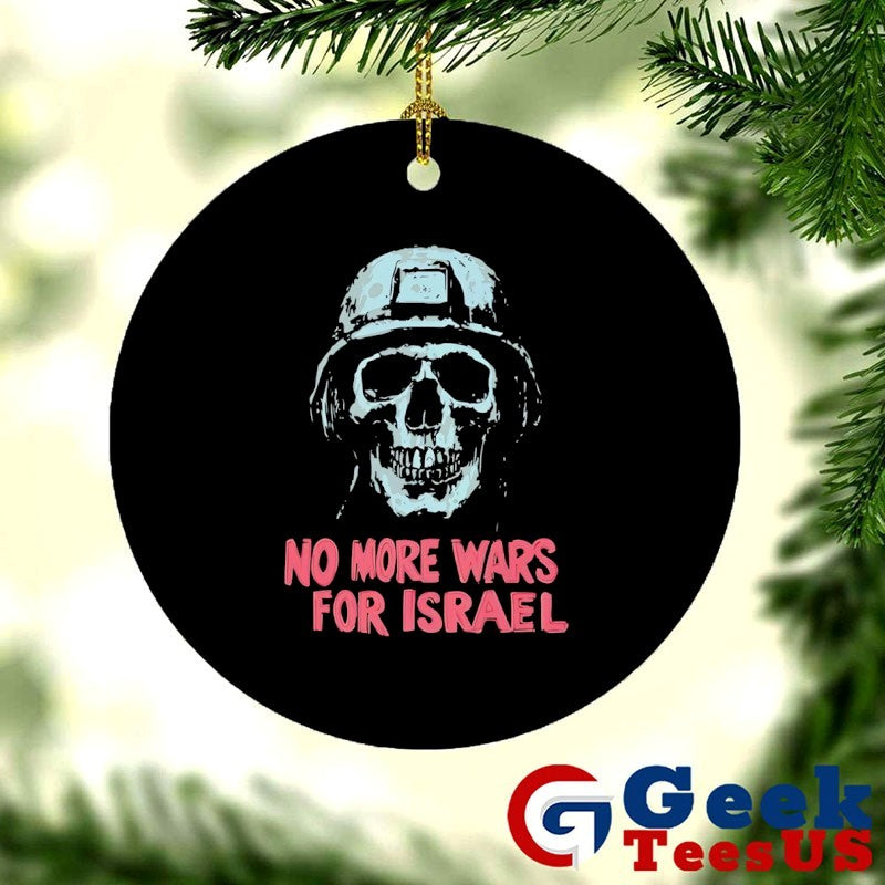 Skeleton no more wars for Israel shirt