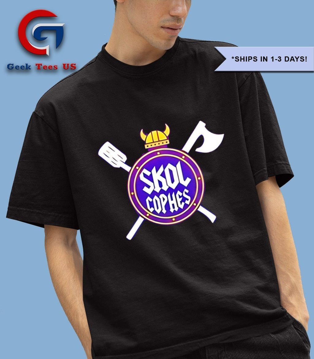 Skol Cophes Minnesota Vikings logo shirt