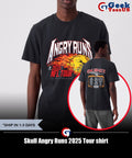 Skull Angry Runs 2025 Tour shirt
