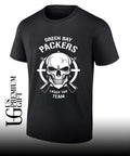 Skull Green Bay Packers Laser Tag Team shirt