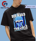 Skull I’m a die hard Carolina Tar Heels fan your approval is not required US flag shirt