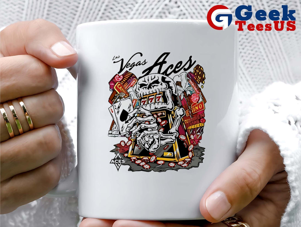 Skull aces slot machine Champion A’ja Wilson Las Vegas Aces Warren Lotas shirt