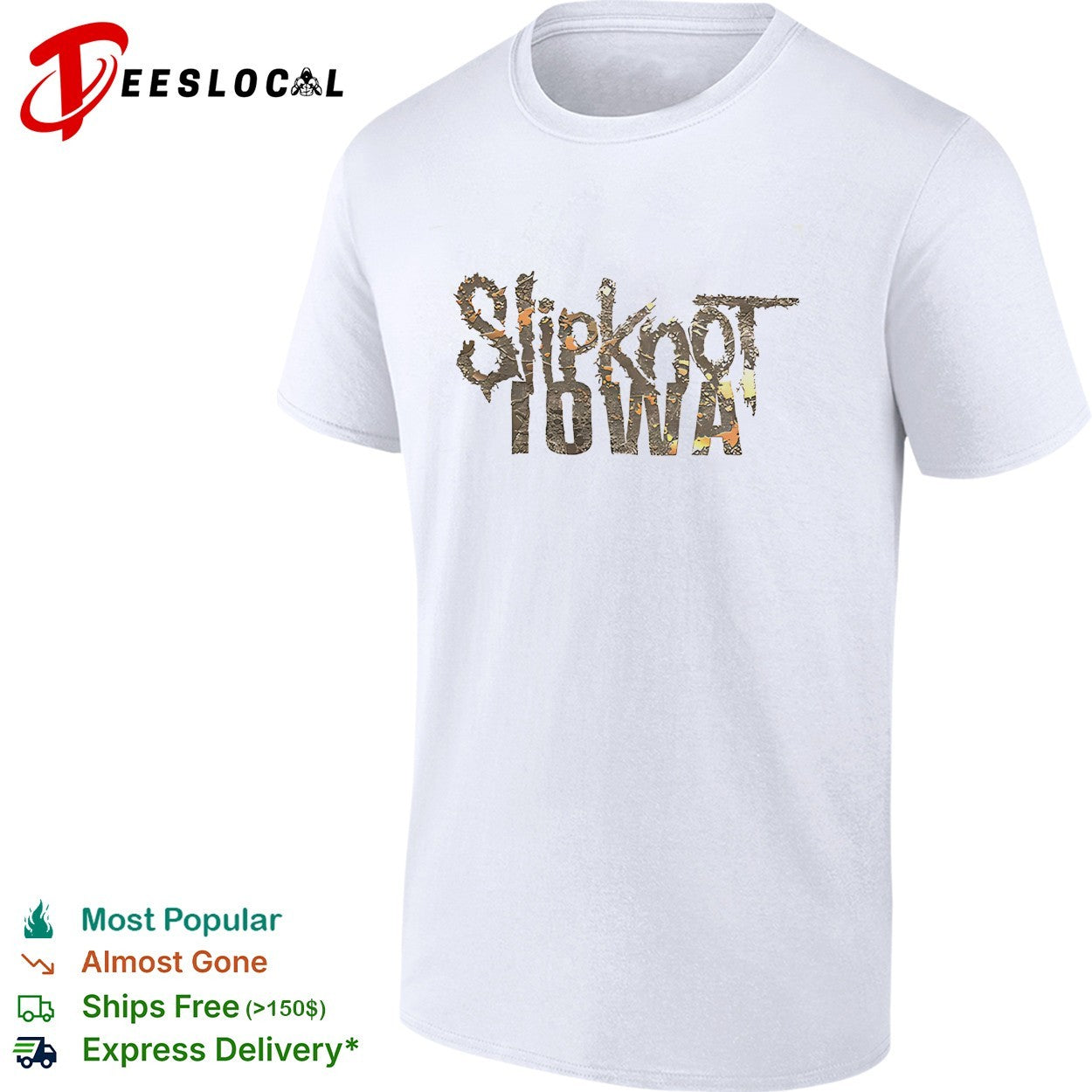 Slipknot Iowa band shirt