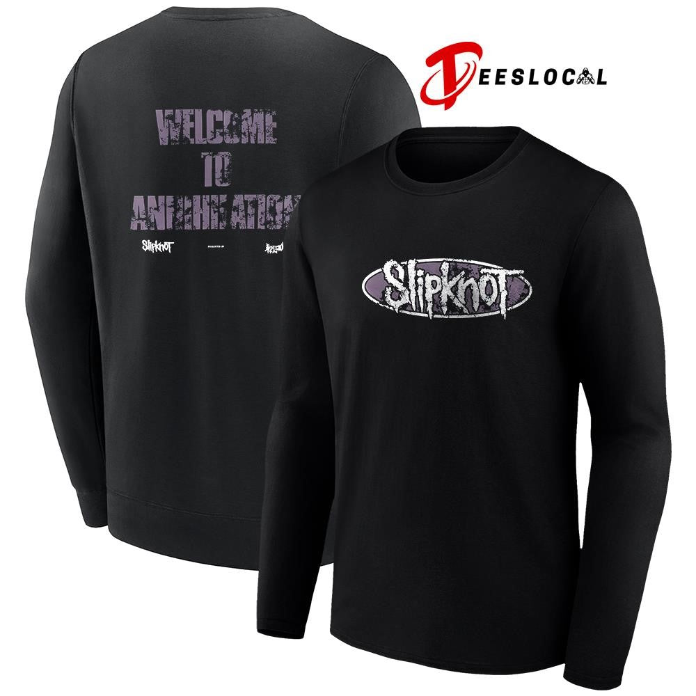 Slipknot X Welcome to Annihilation logo shirt