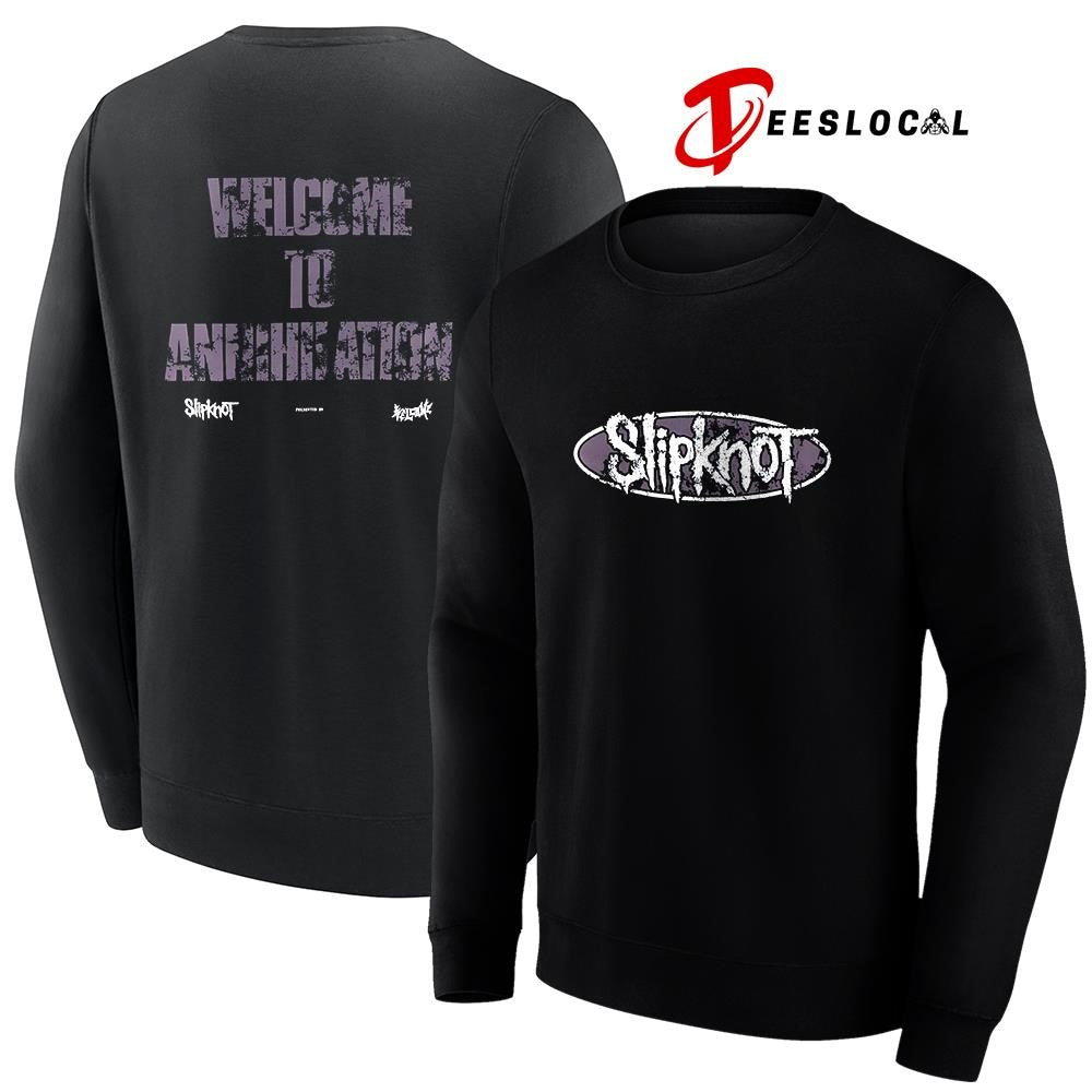 Slipknot X Welcome to Annihilation logo shirt