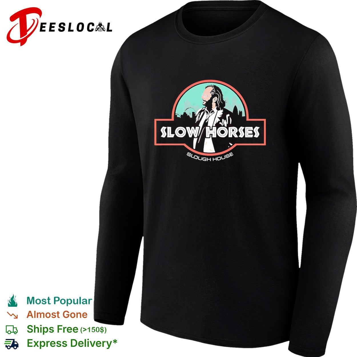 Slow Horses Slough House Logo Jackson Lamb shirt