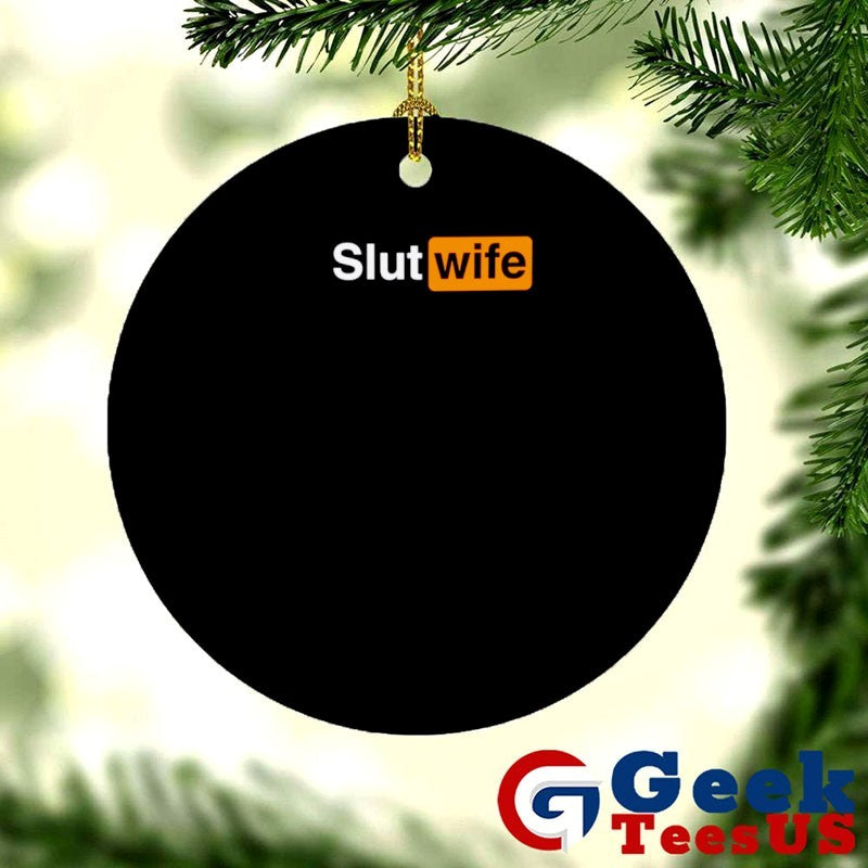 Slut Wife logo parody shirt