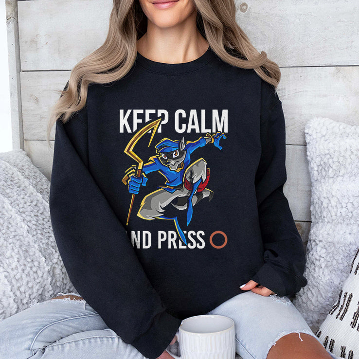 Sly Cooper Keep Calm And Press O T Shirt