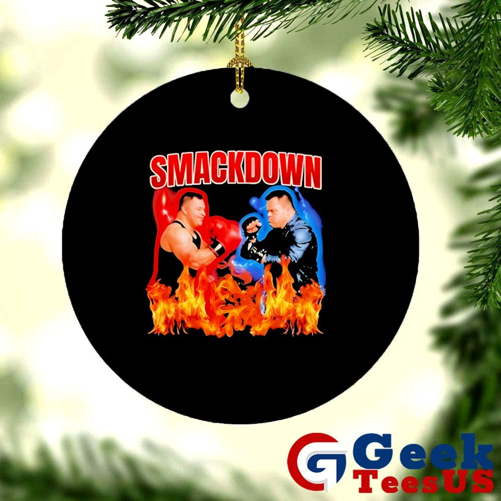 Smackdown boxing flames shirt