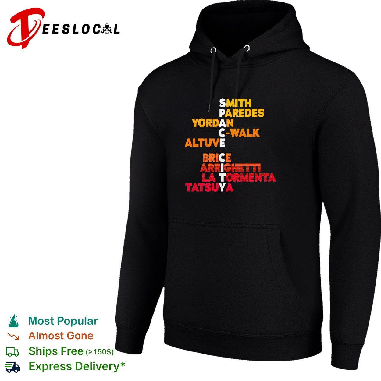 Smith Paredes Yordan C-Walk Altuve Brice La Tormenta Tatsuya Houston Astros baseball city Names 2026 shirt