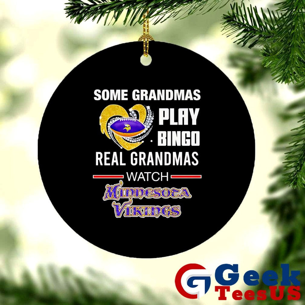 Some grandmas play bingo real grandmas watch Minnesota Vikings 2025 MLB shirt