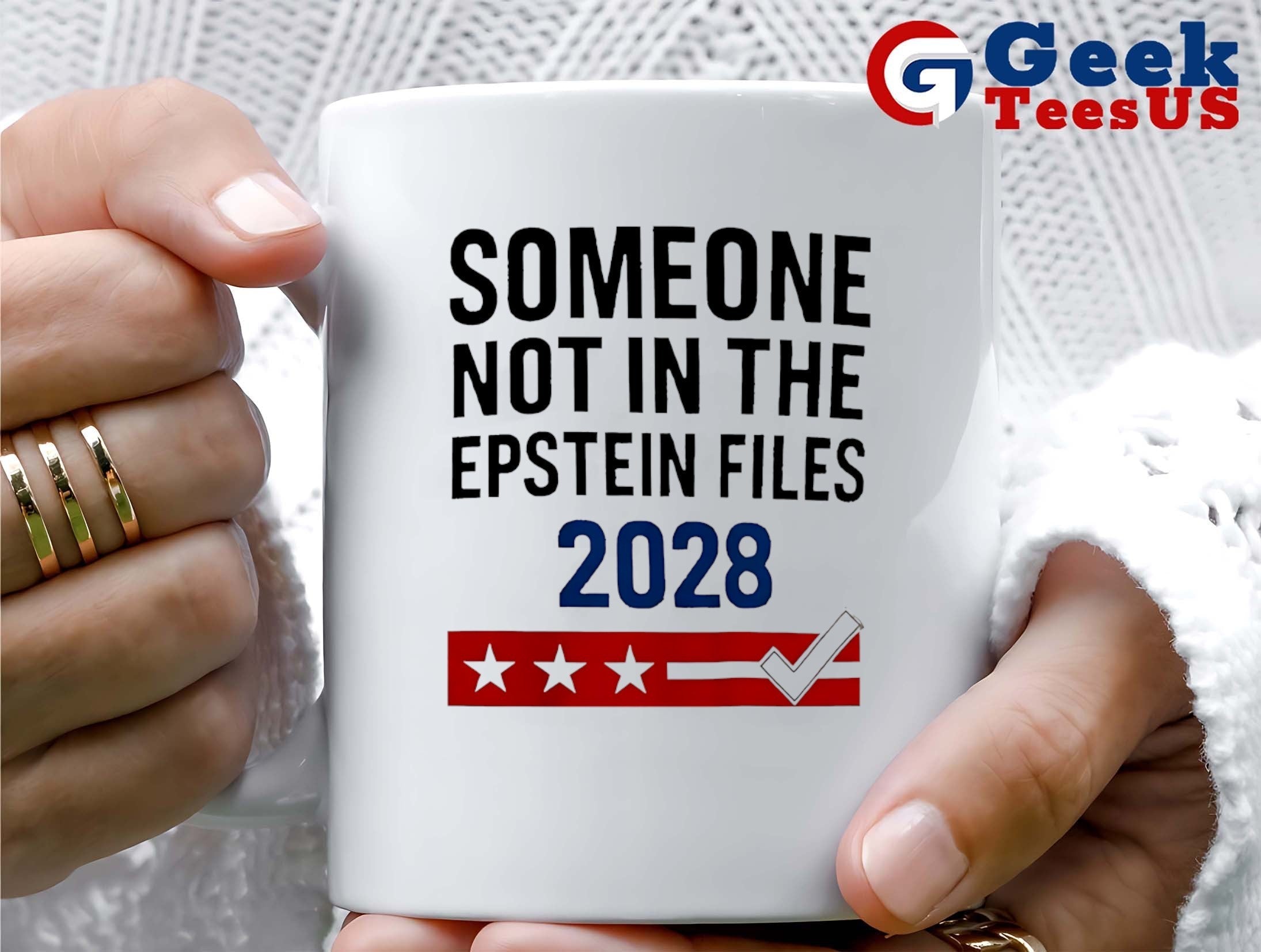 Someone not in the Epstein Files 2028 shirt