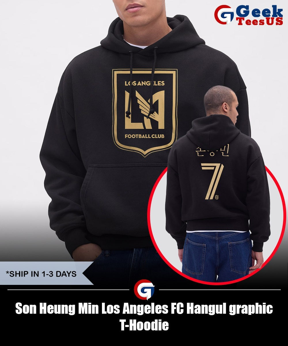 Son Heung Min Los Angeles FC Hangul graphic T-shirt