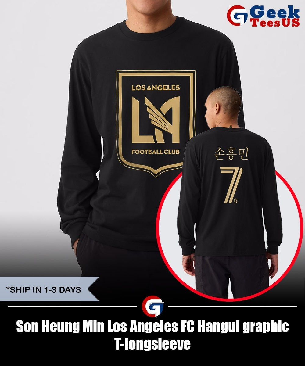 Son Heung Min Los Angeles FC Hangul graphic T-shirt