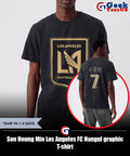 Son Heung Min Los Angeles FC Hangul graphic T-shirt