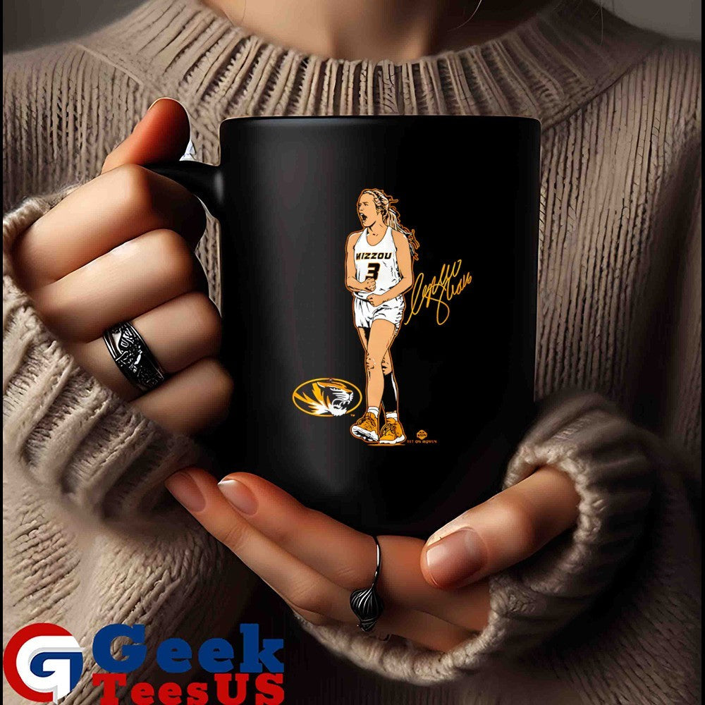Sophie Cunningham player Missouri Tigers WNBA Superstar Pose signature T-shirt