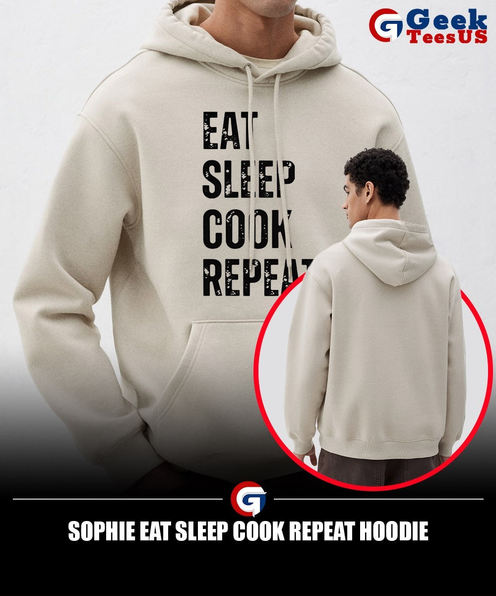 Sophie Eat Sleep Cook Repeat shirt