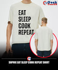 Sophie Eat Sleep Cook Repeat shirt