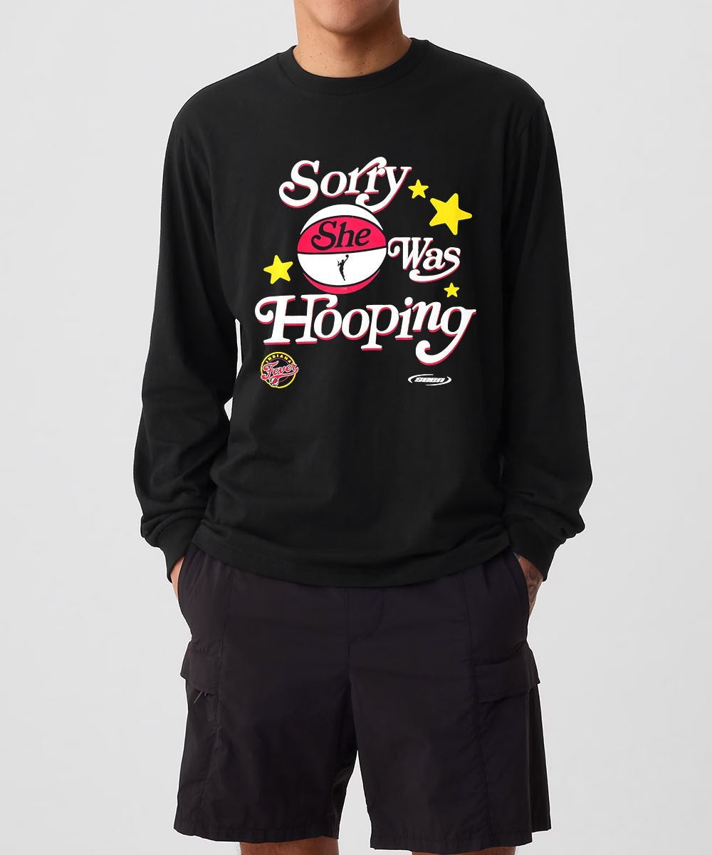 Sorry she was hooping Indiana Fever WNBA shirt