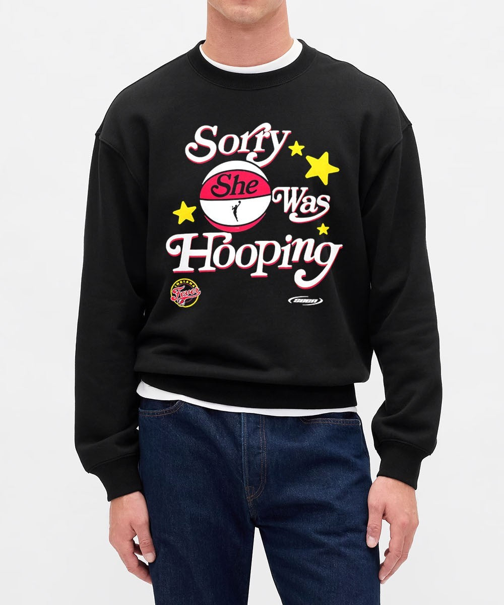 Sorry she was hooping Indiana Fever WNBA shirt