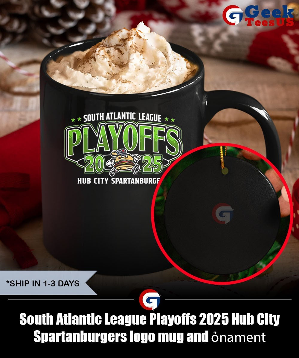 South Atlantic League Playoffs 2025 Hub City Spartanburgers logo shirt