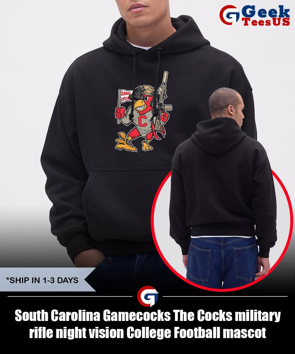 South Carolina Gamecocks The Cocks military rifle night vision College Football mascot shirt