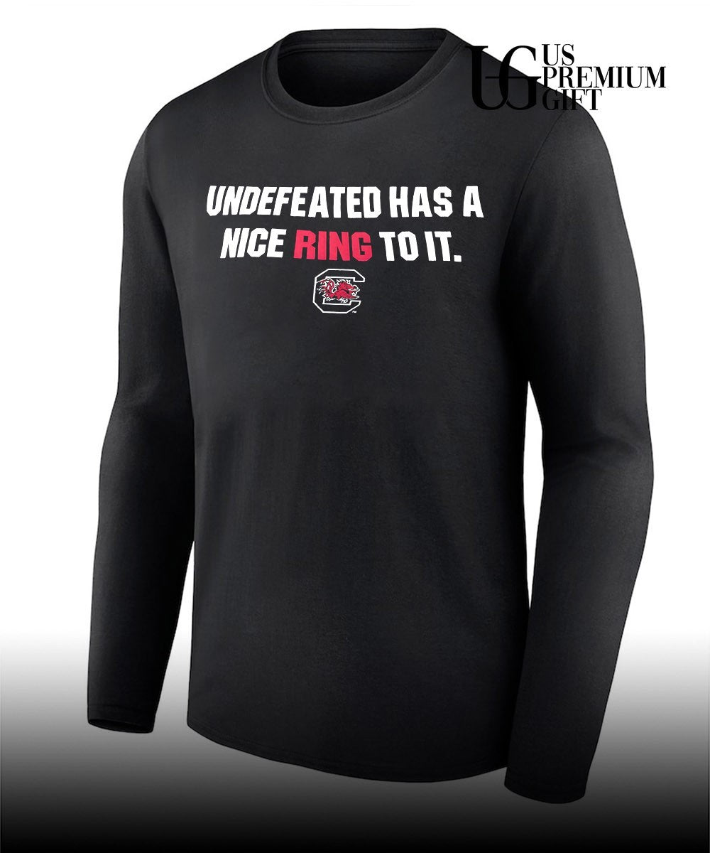 South Carolina Gamecocks Undefeated Has A Nice Ring To It shirt