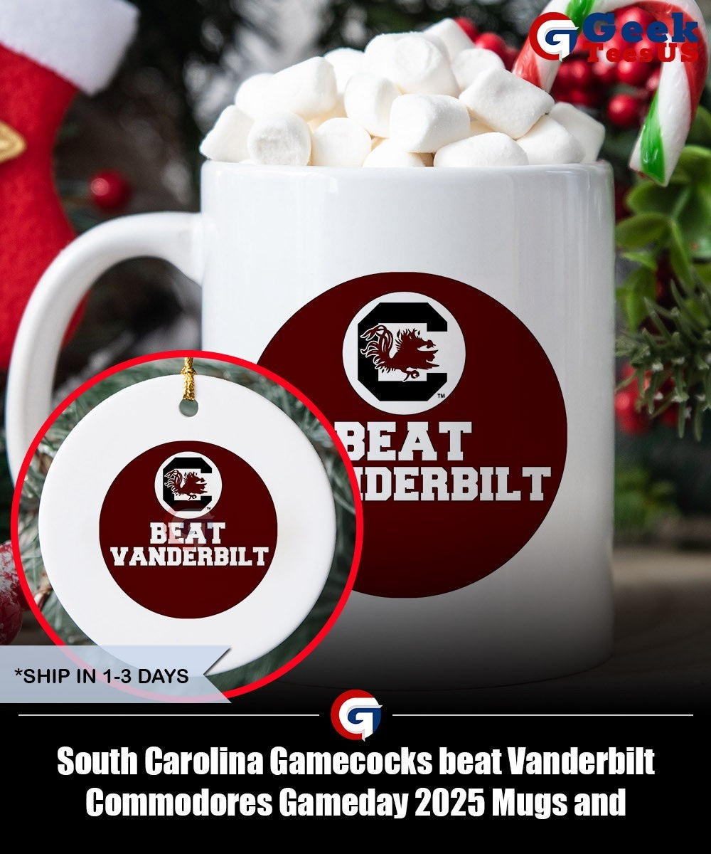 South Carolina Gamecocks beat Vanderbilt Commodores Gameday 2025 shirt
