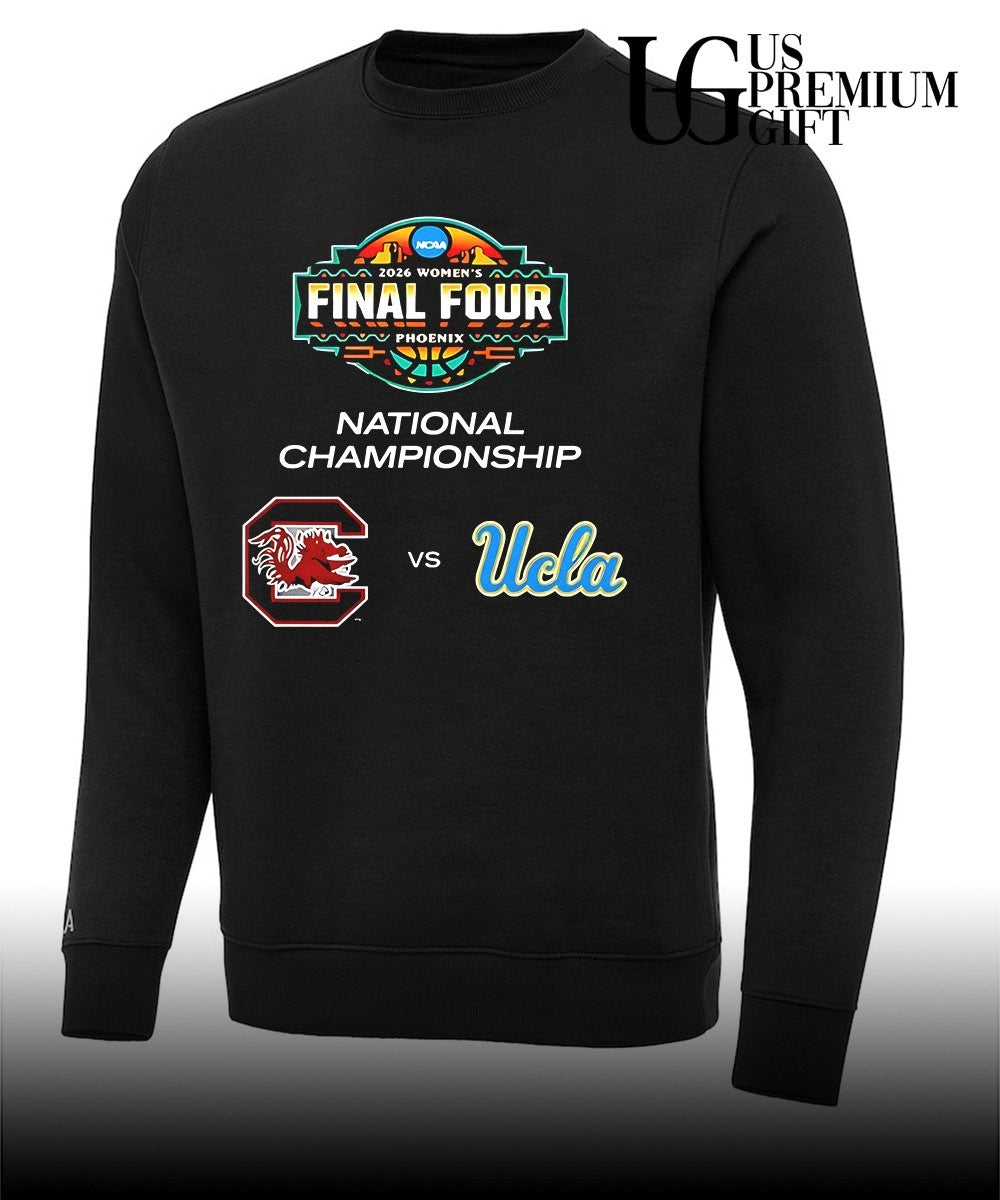 South Carolina Gamecocks vs Ucla Bruins 2026 NCAA Women’s Basketball National Championship Final Four logo shirt