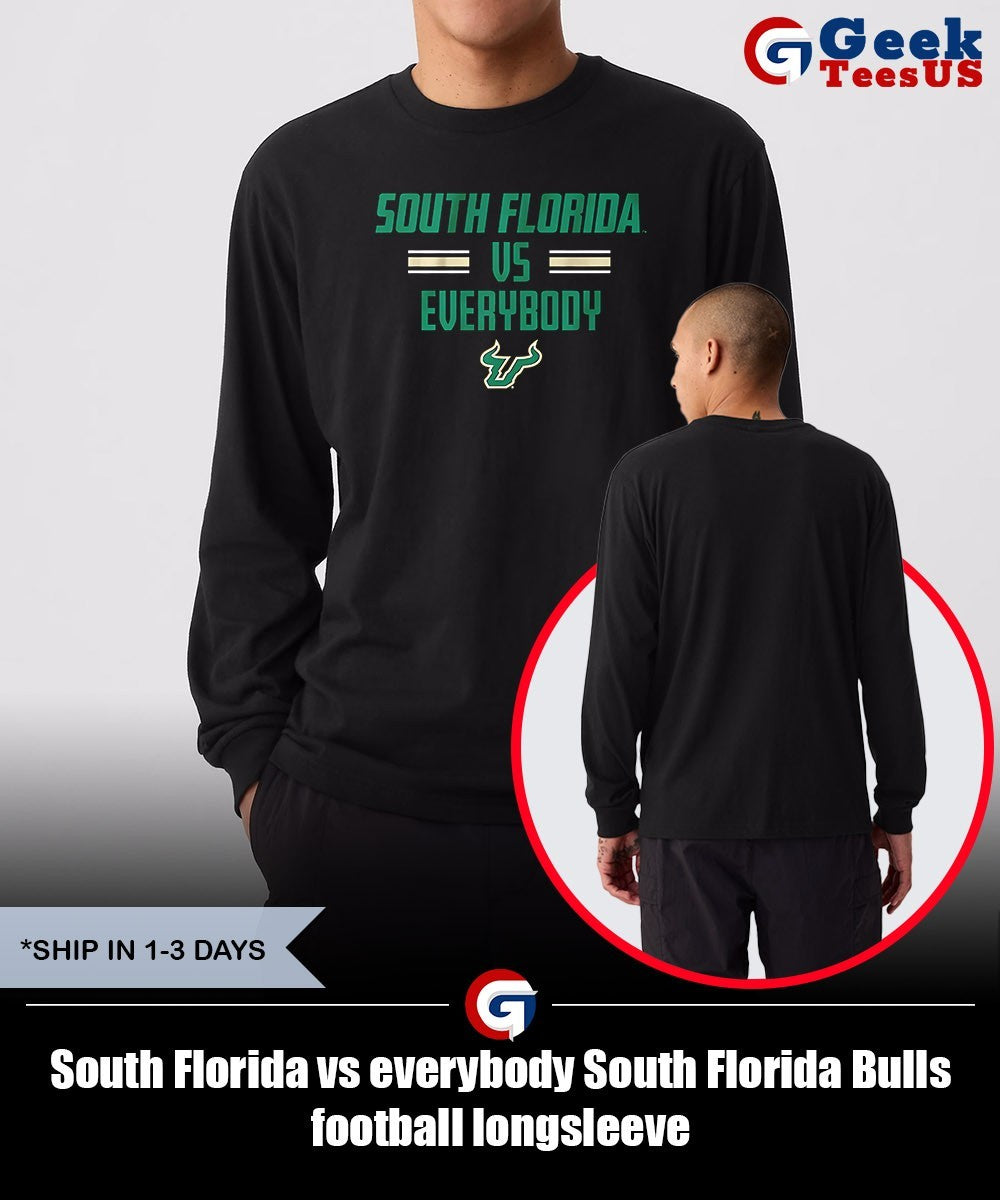 South Florida vs everybody South Florida Bulls football shirt