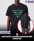 South Florida vs everybody South Florida Bulls football shirt