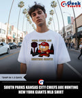 South Parks Kansas City Chiefs are hunting New York Giants MLB shirt