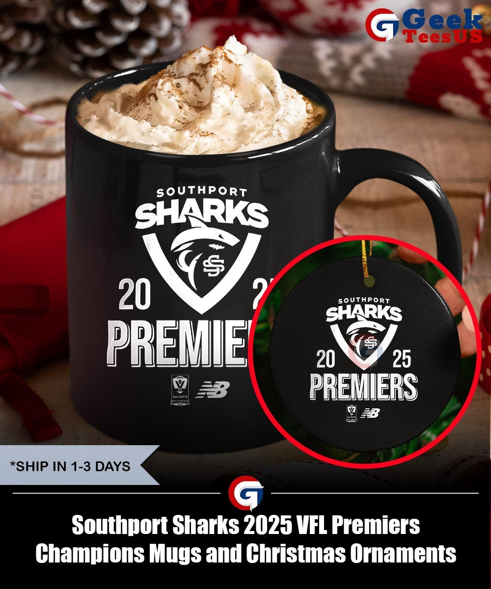 Southport Sharks 2025 VFL Premiers Champions shirt