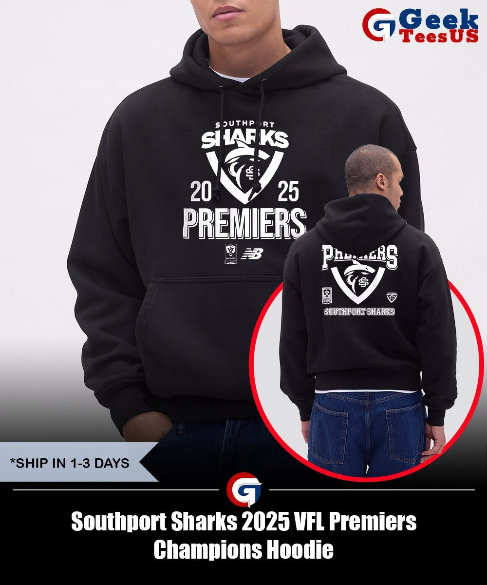 Southport Sharks 2025 VFL Premiers Champions shirt