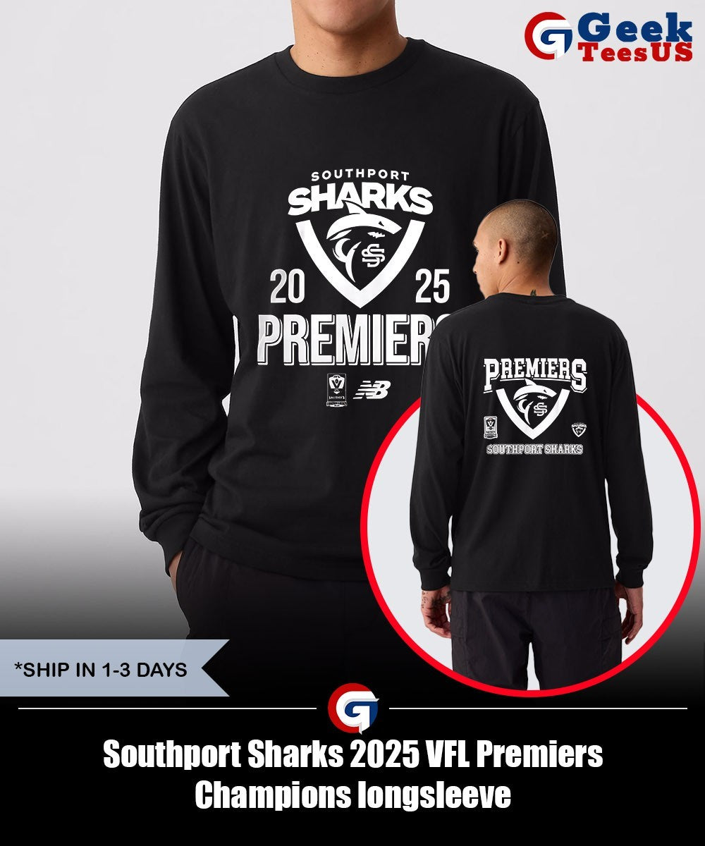 Southport Sharks 2025 VFL Premiers Champions shirt