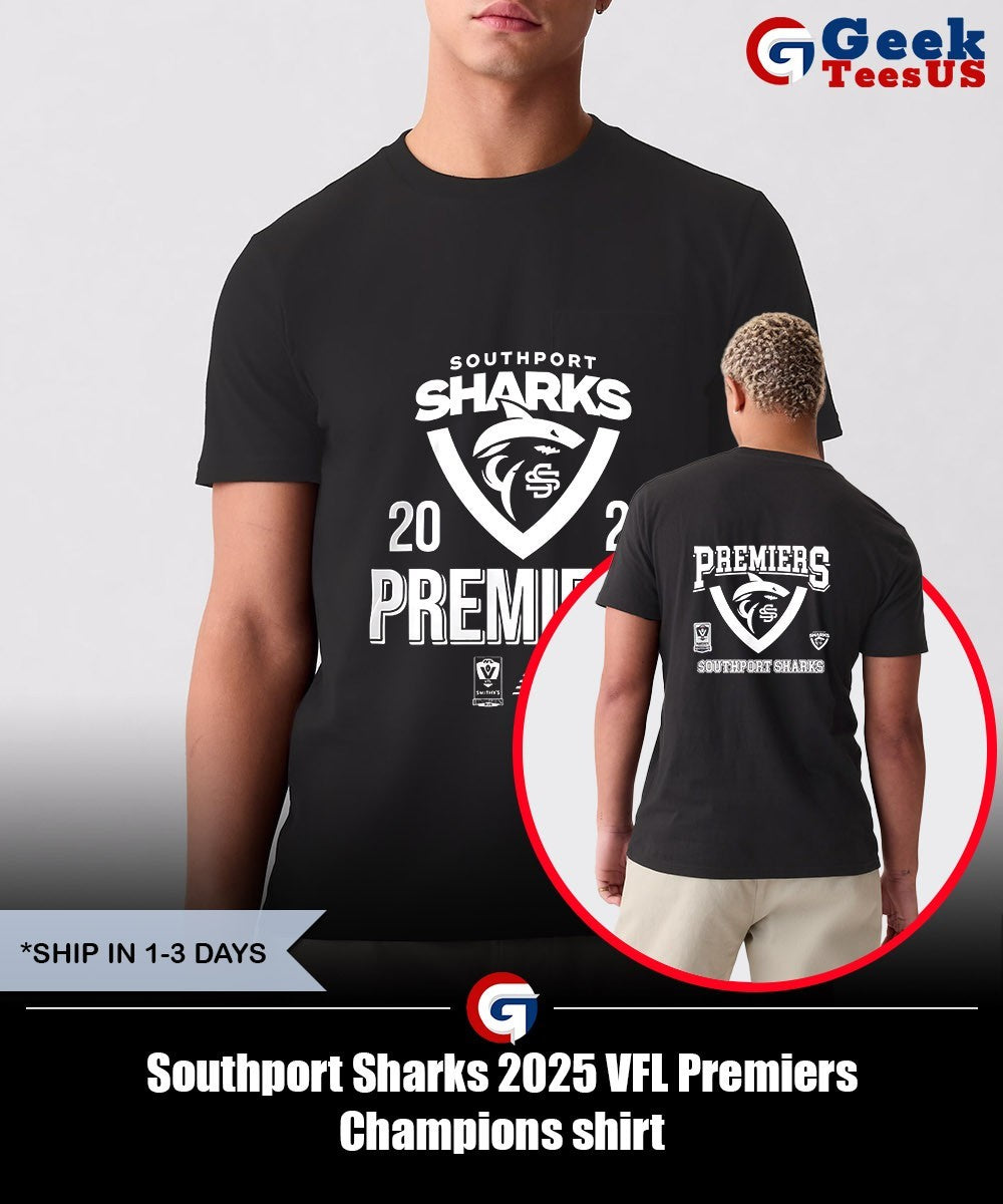 Southport Sharks 2025 VFL Premiers Champions shirt