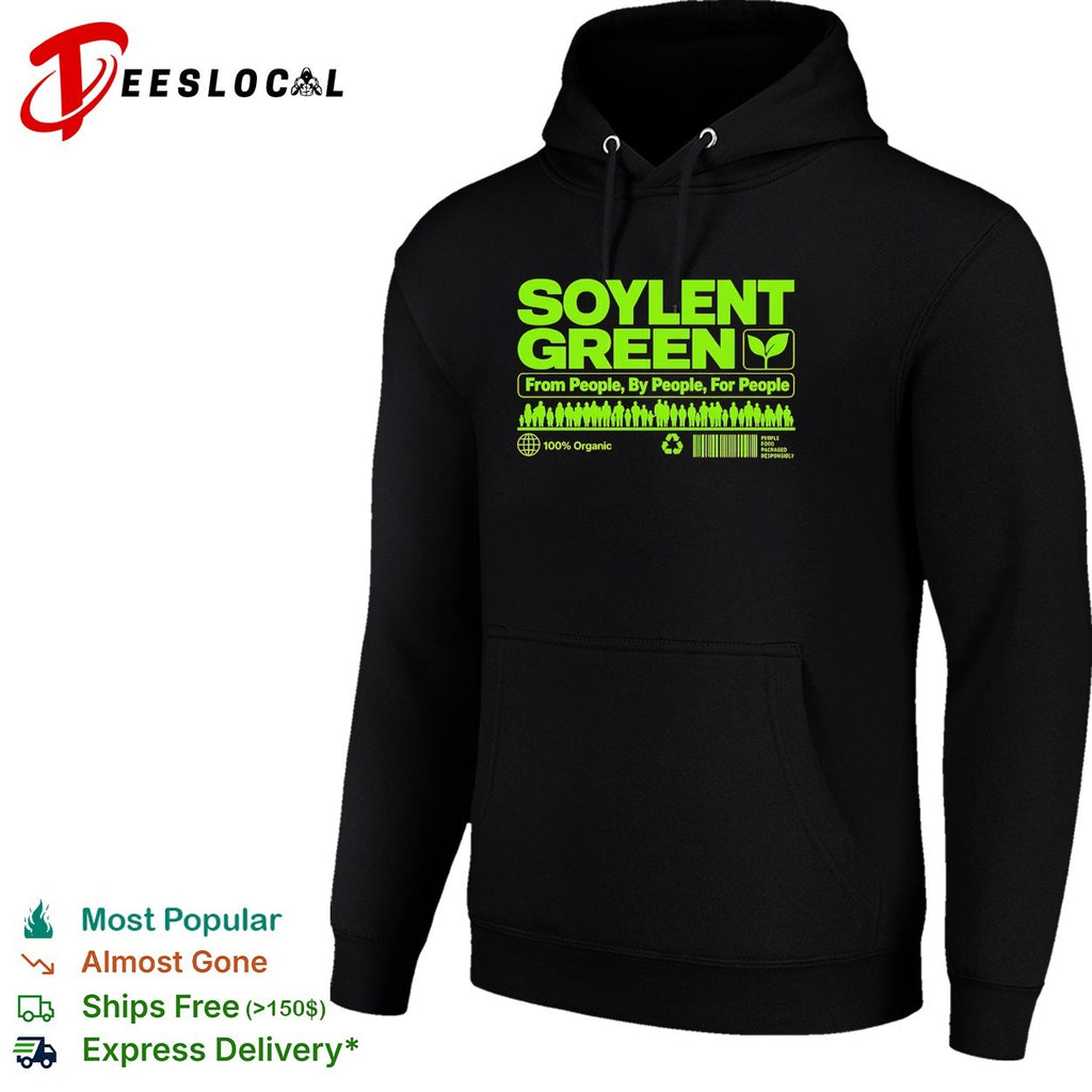 Soylent green from people by people for people dystopian sci fi parody logo shirt