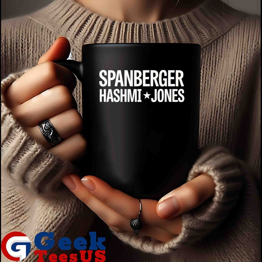 Spanberger Hashmi Jay Jones logo shirt