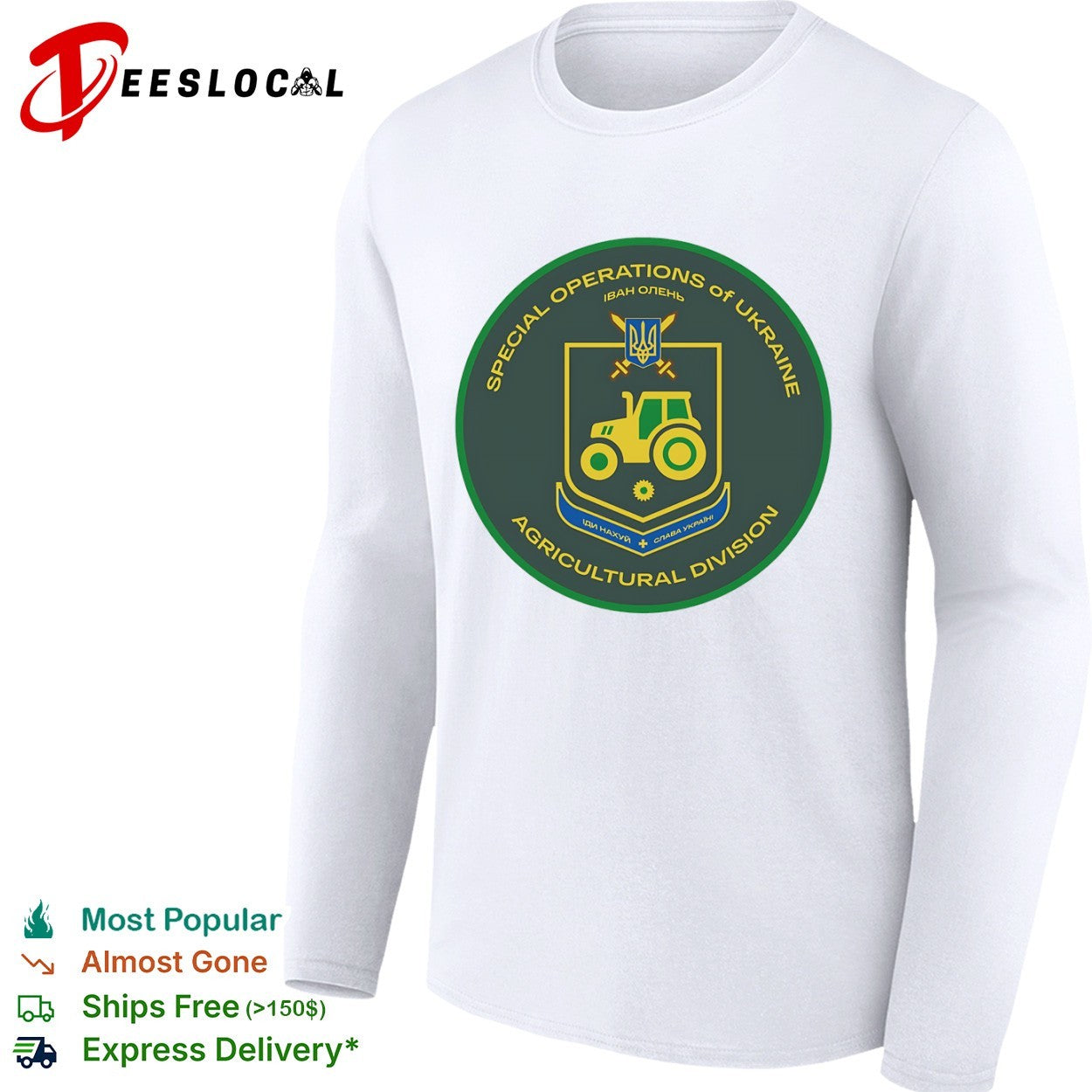 Special Operations of Ukraine Agricultural Division Tractor Patch shirt