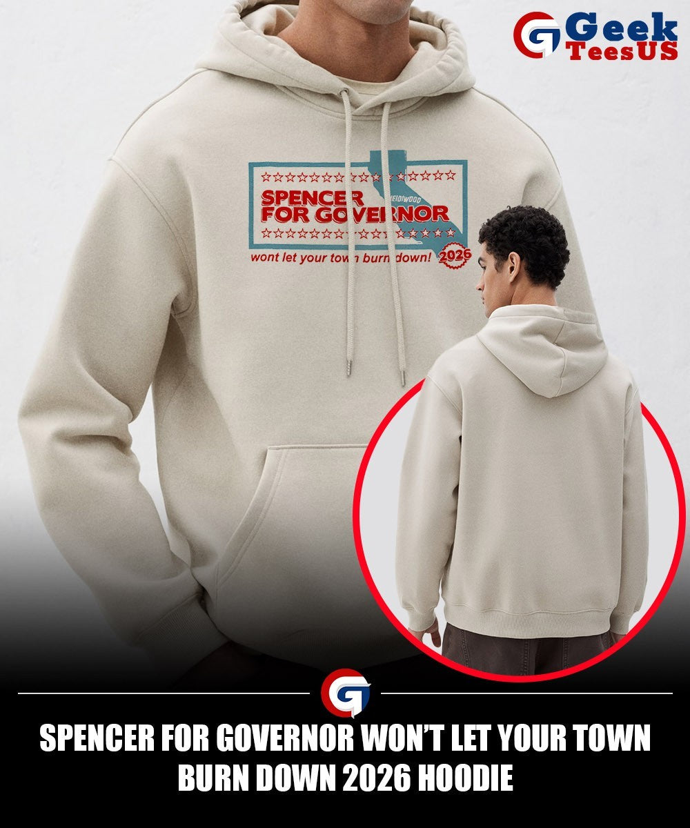 Spencer for governor won’t let your town burn down 2026 shirt