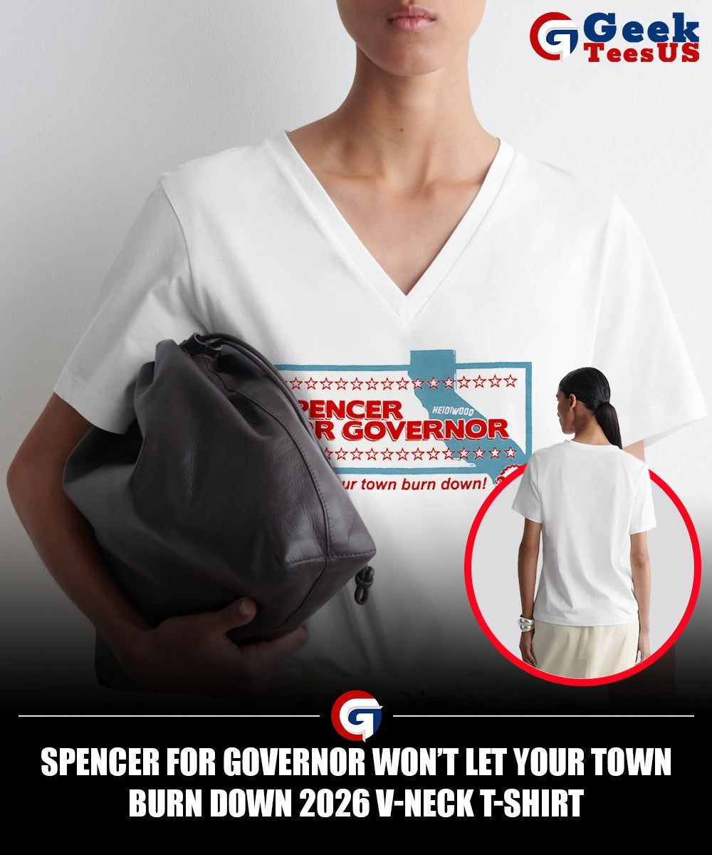 Spencer for governor won’t let your town burn down 2026 shirt