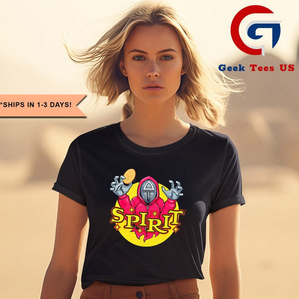 Spirit x Squid Game logo shirt
