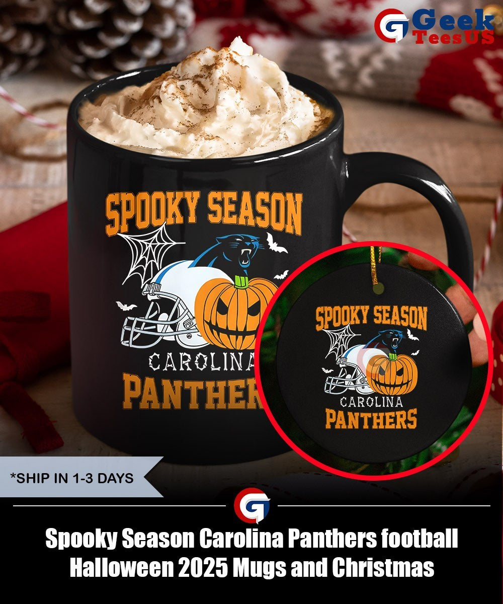 Spooky Season Carolina Panthers football Halloween 2025 shirt