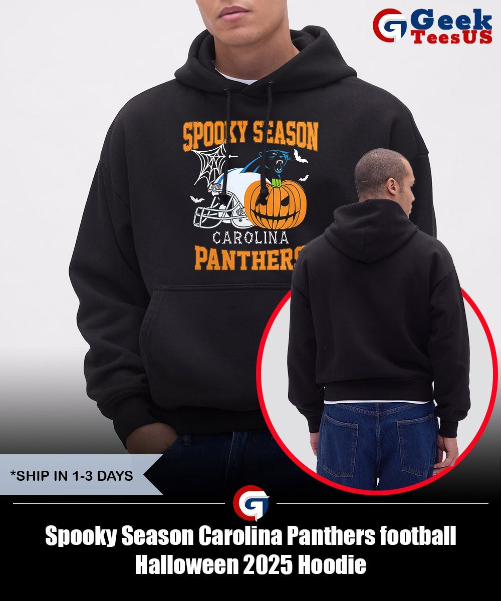Spooky Season Carolina Panthers football Halloween 2025 shirt