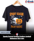 Spooky Season Carolina Panthers football Halloween 2025 shirt